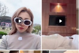 抖音 李秘书  户外露出 一对一视频裸聊 自慰 32V